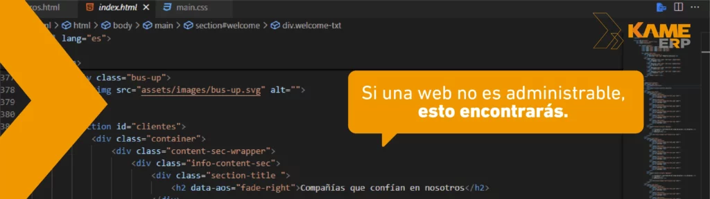 Un sitio web administrable es ideal para cualquier negocio, así puedes actualizar el contenido. Lo Mejor del Webinar: Potencia tu presencia WWW, una Web triplemente Wena con consejos de KAME y Agencia 84